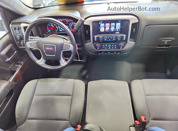 2GTV2MEC6K1195376 2019 GMC SIERRA Blue Առջևի վահանակի տեսք