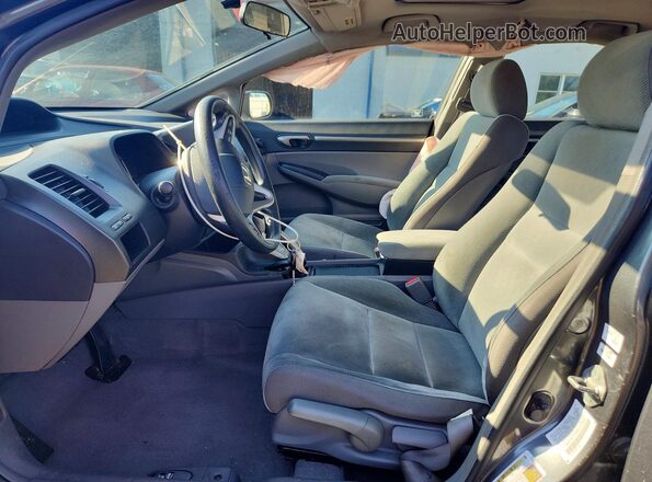2HGFA1F89AH528466 2010 HONDA OTHER Charcoal Widok wnętrza z przodu
