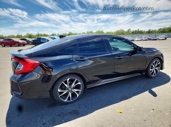 2HGFC1E50KH700600 2019 HONDA CIVIC Black Trasero derecho
