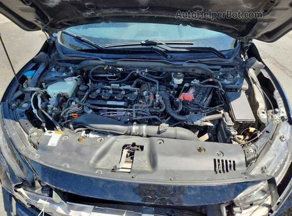 2HGFC1E50KH700600 2019 HONDA CIVIC Black Vista interior trasera