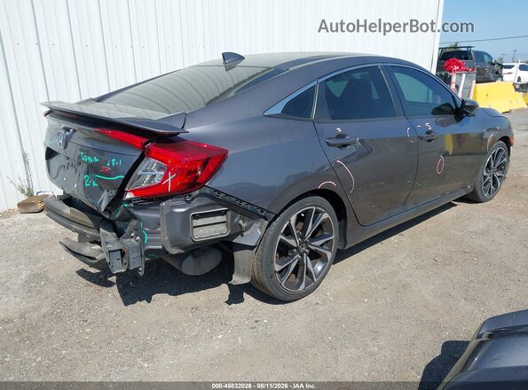 2HGFC1E50KH703917 2019 HONDA CIVIC Gray Tył prawy