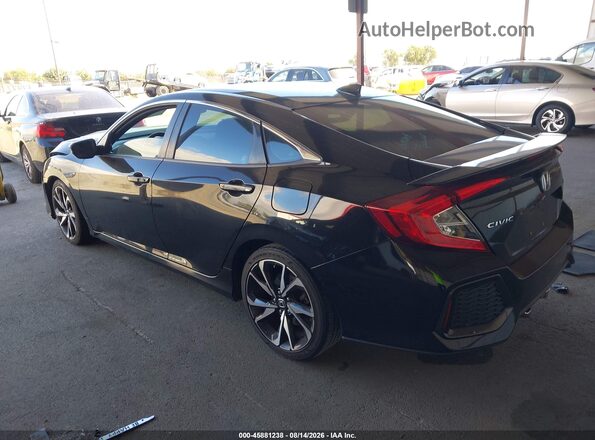 2HGFC1E52JH706025 2018 HONDA CIVIC Black უკანა მარცხენა