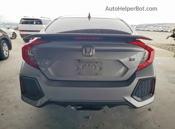 2HGFC1E52KH704700 2019 HONDA CIVIC Silver Vista trasera