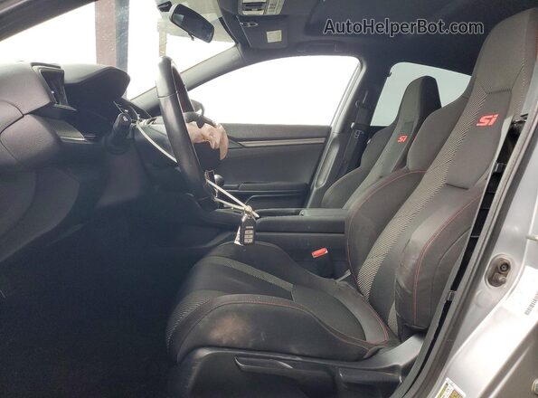2HGFC1E52KH704700 2019 HONDA CIVIC Silver Vista interior delantera