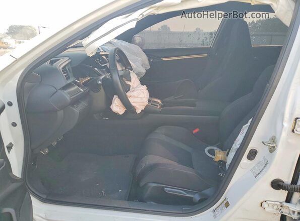 2HGFC1E52KH706432 2019 HONDA CIVIC White Widok wnętrza z przodu