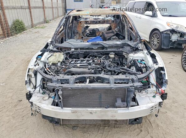 2HGFC1E53KH700199 2019 HONDA CIVIC Белый Вид спереди