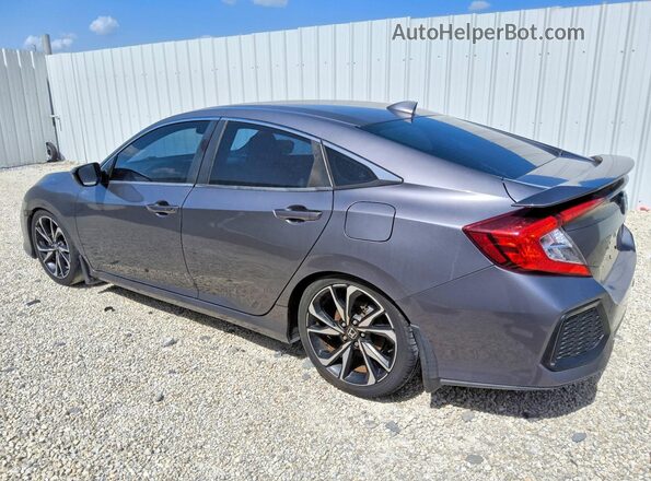 2HGFC1E53KH707038 2019 HONDA CIVIC Gray Tył lewy