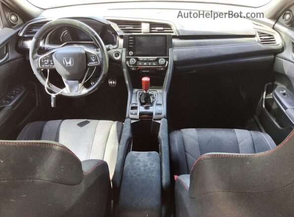 2HGFC1E53KH707038 2019 HONDA CIVIC Gray Widok deski rozdzielczej