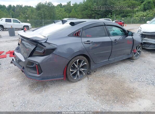 2HGFC1E53LH701810 2020 HONDA CIVIC Gray Задня права чверть