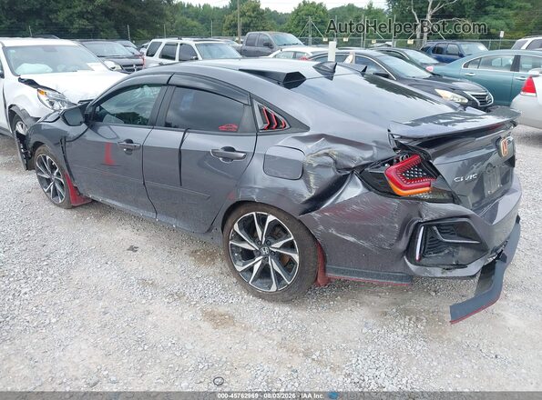 2HGFC1E53LH701810 2020 HONDA CIVIC Gray Задня ліва чверть