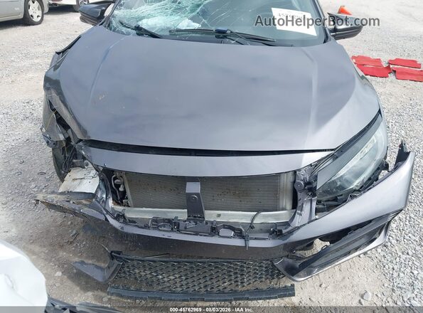 2HGFC1E53LH701810 2020 HONDA CIVIC Gray Вид задньої частини салону