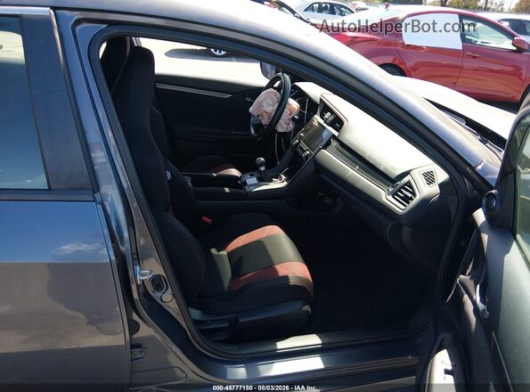 2HGFC1E53LH706571 2020 HONDA CIVIC Gray Widok wnętrza z przodu