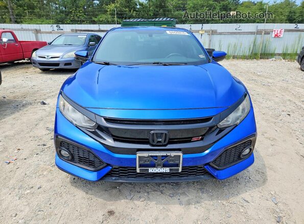 2HGFC1E54HH701726 2017 HONDA CIVIC Blue Widok z przodu