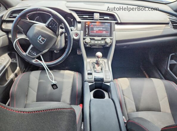 2HGFC1E54HH701726 2017 HONDA CIVIC Blue Widok deski rozdzielczej