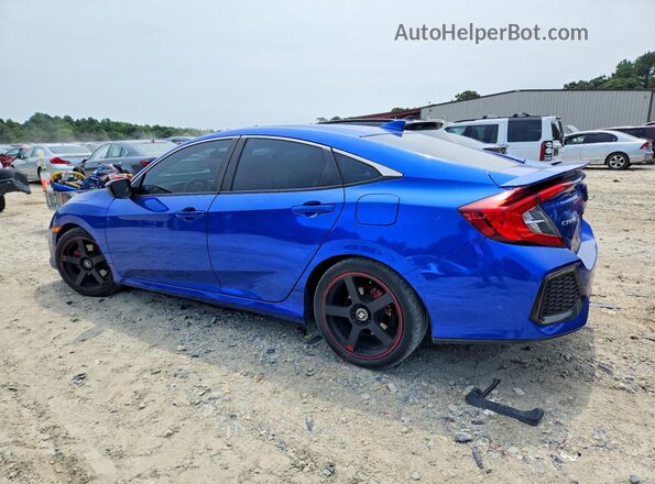 2HGFC1E54HH701726 2017 HONDA CIVIC Blue Tył lewy