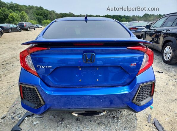 2HGFC1E54HH701726 2017 HONDA CIVIC Blue Widok z tyłu