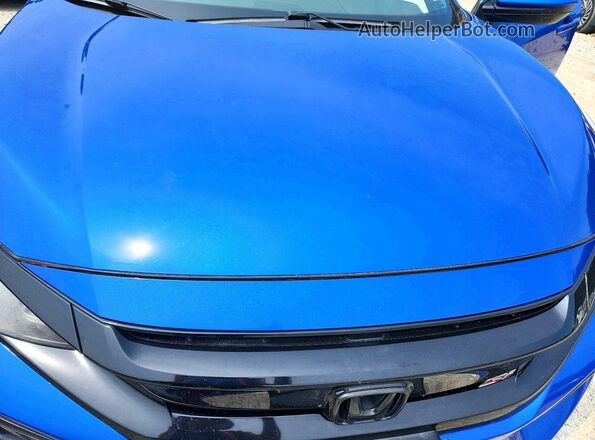 2HGFC1E54HH701726 2017 HONDA CIVIC Blue Widok wnętrza z tyłu