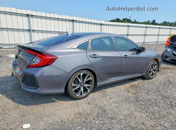 2HGFC1E54KH701376 2019 HONDA CIVIC Gray Задня права чверть