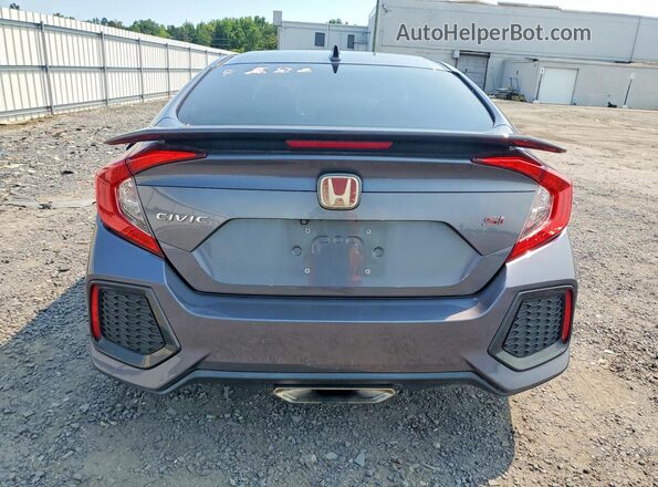 2HGFC1E54KH701376 2019 HONDA CIVIC Gray Вид ззаду