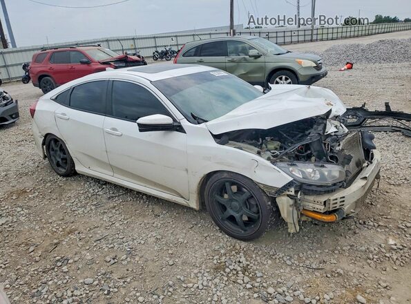 2HGFC1E55HH705607 2017 HONDA CIVIC White Przód prawy