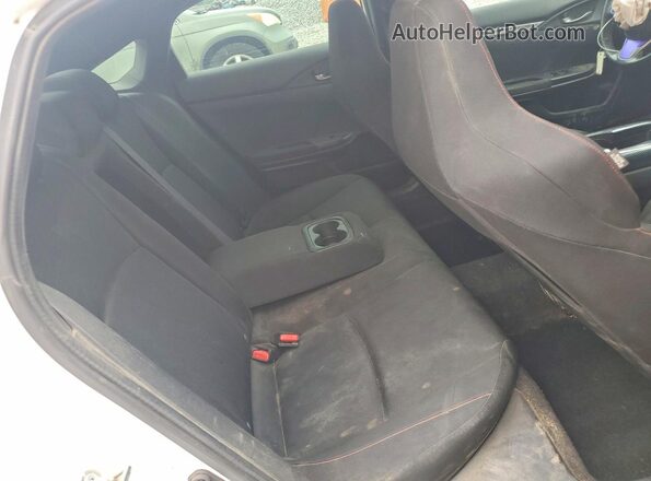 2HGFC1E55HH705607 2017 HONDA CIVIC White Widok tylnych siedzeń