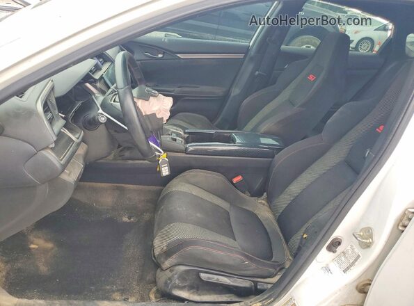 2HGFC1E55HH705607 2017 HONDA CIVIC White Widok wnętrza z przodu