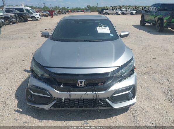 2HGFC1E55LH706510 2020 HONDA CIVIC Silver Vista del cuadro de instrumentos