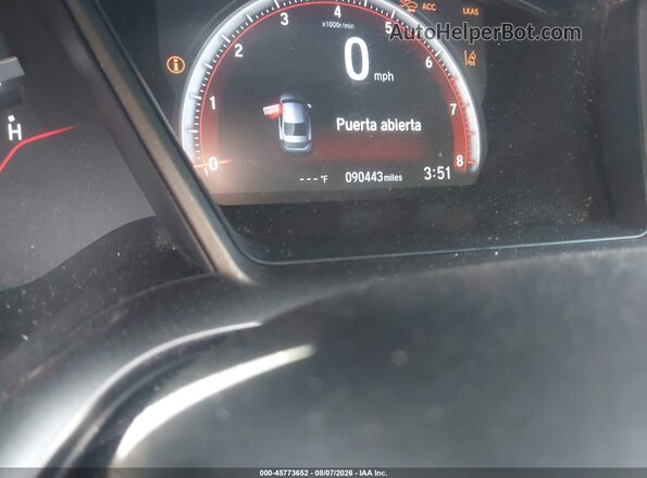 2HGFC1E55LH706510 2020 HONDA CIVIC Silver Vista de los asientos traseros