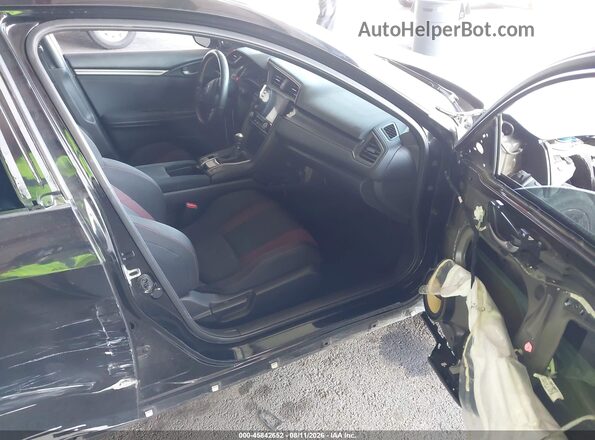2HGFC1E55LH706913 2020 HONDA CIVIC Black Front interior view