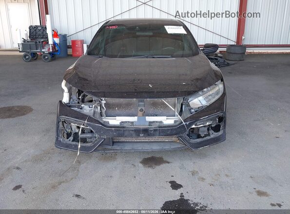 2HGFC1E55LH706913 2020 HONDA CIVIC Black Front view