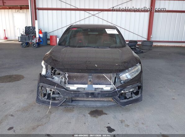 2HGFC1E55LH706913 2020 HONDA CIVIC Black Rear interior view