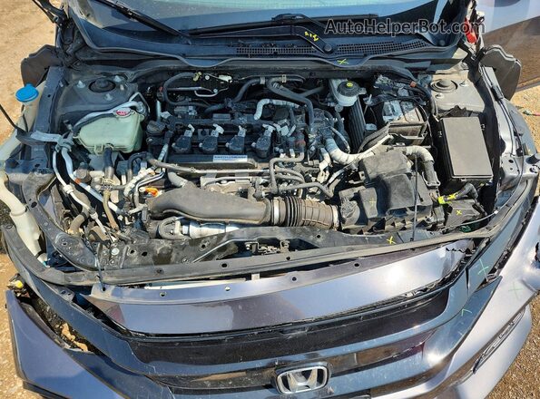 2HGFC1E57KH703400 2019 HONDA CIVIC Серый Вид задней части салона