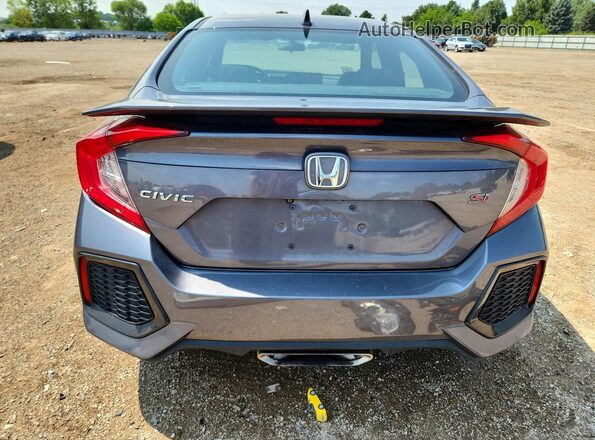 2HGFC1E57KH703400 2019 HONDA CIVIC Серый Вид сзади