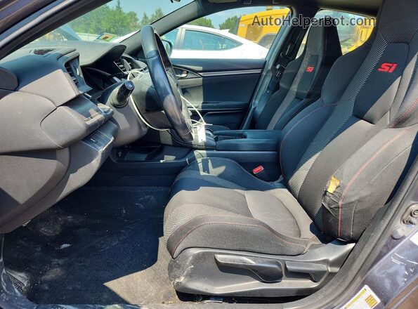 2HGFC1E57KH703400 2019 HONDA CIVIC Серый Вид салона спереди
