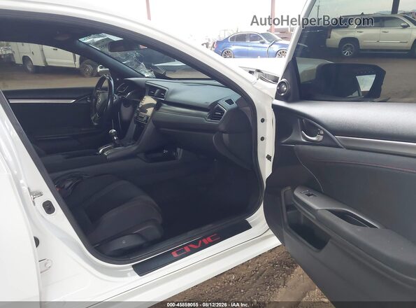 2HGFC1E58KH705883 2019 HONDA CIVIC White წინა სალონის ხედი
