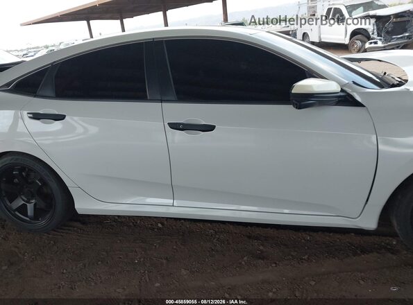 2HGFC1E58KH705883 2019 HONDA CIVIC White უკანა სალონის ხედი