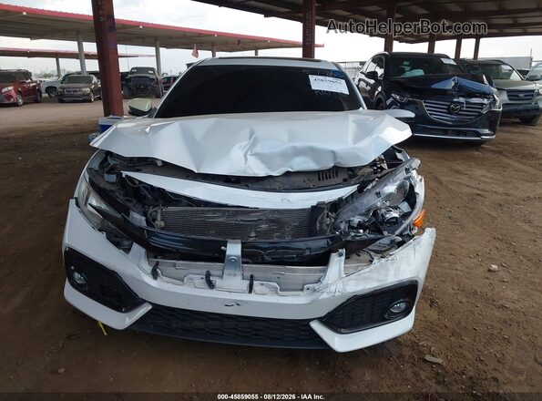 2HGFC1E58KH705883 2019 HONDA CIVIC White ხელსაწყოთა პანელის ხედი