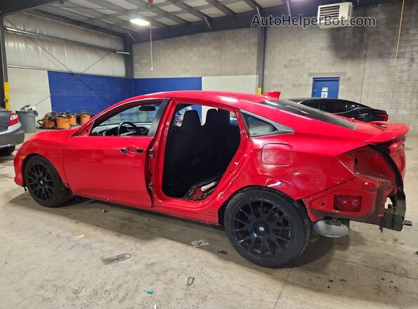 2HGFC1E59HH703245 2017 HONDA CIVIC Red უკანა მარცხენა