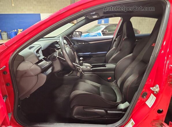 2HGFC1E59HH703245 2017 HONDA CIVIC Red წინა სალონის ხედი