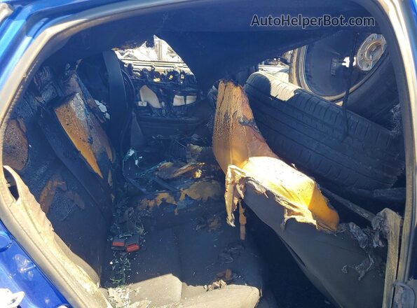 2HGFC1E5XHH706929 2017 HONDA CIVIC Blue Rear seats view