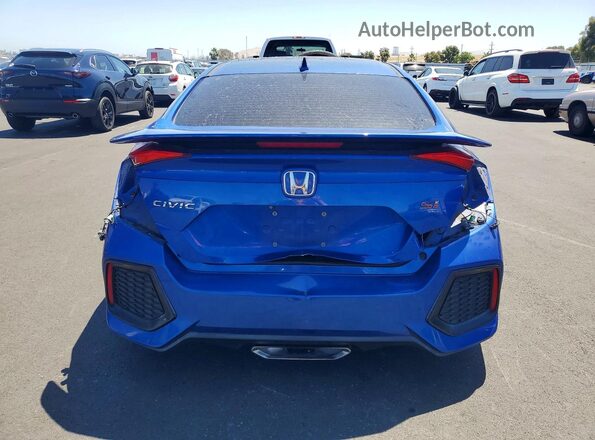 2HGFC1E5XHH706929 2017 HONDA CIVIC Blue Rear view