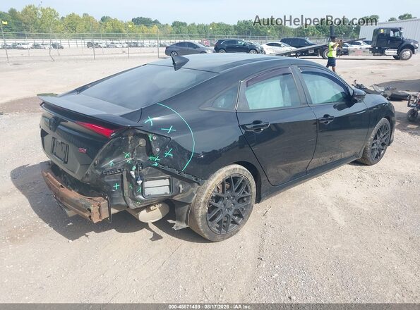 2HGFC1E5XJH705253 2018 HONDA CIVIC Black Rear right