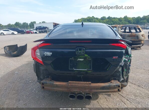 2HGFC1E5XJH705253 2018 HONDA CIVIC Black Front view