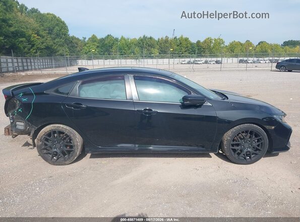 2HGFC1E5XJH705253 2018 HONDA CIVIC Black Rear interior view