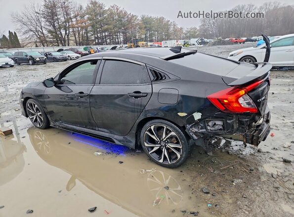 2HGFC1E5XJH708508 2018 HONDA CIVIC Black Tył lewy