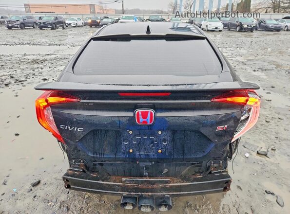 2HGFC1E5XJH708508 2018 HONDA CIVIC Black Widok z tyłu
