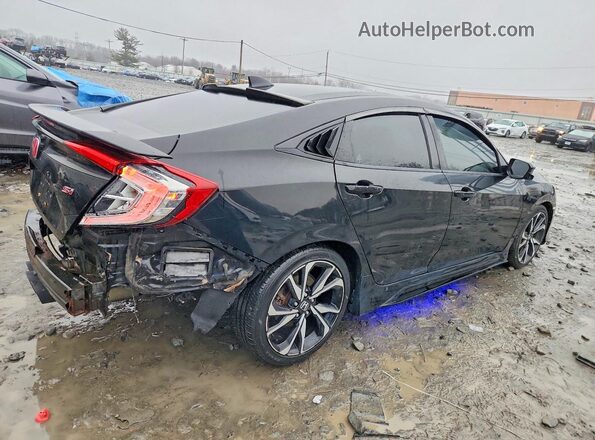 2HGFC1E5XJH708508 2018 HONDA CIVIC Black Tył prawy
