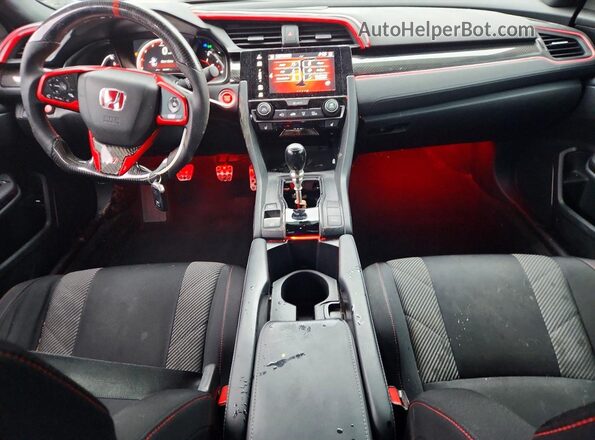 2HGFC1E5XJH708508 2018 HONDA CIVIC Black Widok deski rozdzielczej