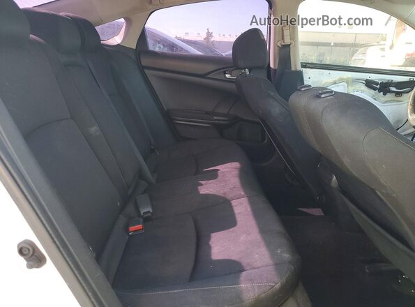 2HGFC1F30HH643868 2017 HONDA CIVIC White Հետևի նստատեղերի տեսք