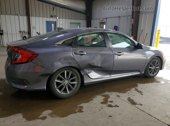 2HGFC1F30LH681562 2020 HONDA CIVIC Charcoal Rear right